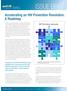 ISSUE BRIEF. Accelerating an HIV Prevention Revolution: A Roadmap