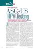 HPV Testing ASC-US. Jodie Zeke, a nurse practitioner, received initial CE2. 5. By Kim K. Choma, MSN, APN,C