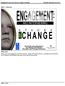 Engagement and Interviewing: Stages of Change Monday, December 29, 2014