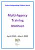 Bolton Safeguarding Children Board. Multi-Agency Training Brochure