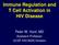 Immune Regulation and T Cell Activation in HIV Disease