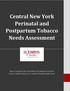 Central New York Perinatal and Postpartum Tobacco Needs Assessment