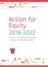 Action for Equity A sexual and reproductive health strategy for Melbourne s west