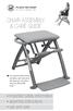 CHAIR ASSEMBLY & CARE GUIDE