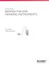 Fitting Guide BEHIND-THE-EAR HEARING INSTRUMENTS. Pico RITE Hearing System
