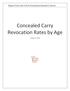 Concealed Carry Revocation Rates by Age