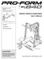 WEIGHT BENCH EXERCISER User s Manual