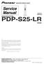 PDP-S25-LR XIN/E SPEAKER SYSTEM ORDER NO. RRV3014