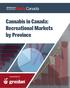 Cannabis in Canada: Recreational Markets by Province