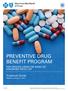 PREVENTIVE DRUG BENEFIT PROGRAM