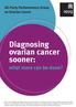 Diagnosing ovarian cancer sooner: