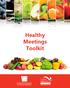 Healthy Meetings Toolkit