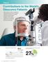 27% Contributions to the World s Glaucoma Patients. Feature million people