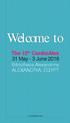 Welcome to. The 15 th CardioAlex 31 May - 3 June Bibliotheca Alexandrina ALEXANDRIA, EGYPT.