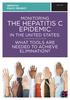THE HEPATITIS C EPIDEMIC