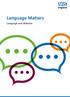 Language Matters. Language and diabetes