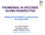 THIOMERSAL IN VACCINES DCVMN PERSPECTIVE