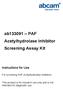 ab PAF Acetylhydrolase Inhibitor Screening Assay Kit