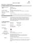 SAFETY DATA SHEET. Product Name: Lorazepam Injection 1. CHEMICAL PRODUCT AND COMPANY IDENTIFICATION 2. HAZARD(S) IDENTIFICATION