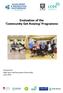 Evaluation of the Community Get Rowing Programme