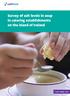 Survey of salt levels in soup in catering establishments on the island of Ireland