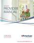 DISCOUNT PROVIDER MANUAL T: (888) F: (952) Effective Date: April