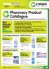Pharmacy Product Catalogue