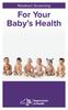 For Your Baby s Health Department of Health