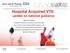 Hospital Acquired VTE: update on national guidance
