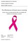 The effectiveness of breast cancer screening