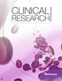 CLINICAL RESEARCH APPLICATIONS GUIDE
