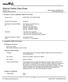 Material Safety Data Sheet Version 2.0 MSDS Number Revision Date 06/13/2013 Print Date 03/01/2014