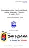 Proceedings of the 35th World Small Animal Veterinary Congress WSAVA 2010