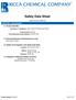 Safety Data Sheet. SECTION 1: Identification Product Identifier Recommended Use and Restrictions on Use