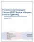 Pneumococcal Conjugate Vaccine (PCV) Review of Impact Evidence (PRIME) Summary of Findings from Systematic Review October 2017 Olivia Cohen