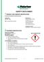 1 PRODUCT AND COMPANY IDENTIFICATION 2 HAZARD(S) IDENTIFICATION SAFETY DATA SHEET
