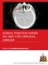 GOROC POSITION PAPER ON IGBT FOR CERVICAL CANCER FACULTY OF RADIATION ONCOLOGY THE ROYAL AUSTRALIAN AND NEW ZEALAND COLLEGE OF RADIOLOGISTS