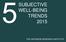 SUBJECTIVE WELL-BEING TRENDS 2015 THE HAPPINESS RESEARCH INSTITUTE