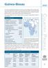 This summary outlines the burden of targeted diseases and program implementation outcomes in Guinea-Bissau. AFRICAN REGION LIC