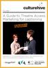 A Guide to Theatre Access: Marketing for captioning