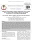 Noor Ahmed VH. et al. / International Journal of Biopharmaceutics. 2013; 4(1): 1-9. International Journal of Biopharmaceutics