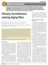 Urinary Incontinence among Aging Men
