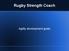 Rugby Strength Coach. Agility development guide