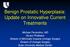 Benign Prostatic Hyperplasia: Update on Innovative Current Treatments