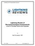 Lightning Review of Neuropsychological Assessments