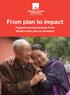 From plan to impact. Progress towards targets of the Global action plan on dementia