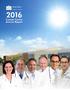 2016 Cancer Center Annual Report 2016 Cancer Registry Statistical Review