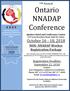Ontario NNADAP. Conference