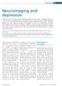 Neuroimaging and depression