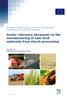 Sector reference document on the manufacturing of safe feed materials from starch processing
